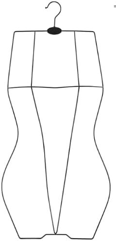 Black Color Bikini Swimsuit Hanger 3D Body Shape Display Hangers 10Pack