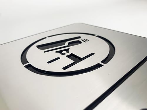 Image of Premium Brushed Silver You Are Under Surveillance Of CCTV Acrylic Sign Board Self adhesive Sign 5.5 inch by 9 inch, Mall Business Stores Cafe Shop corporate Hospital Hotel School Office