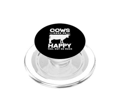 PopSockets MagSafe Les Vaches me rendent Heureux pour éviter les chutes de téléphone