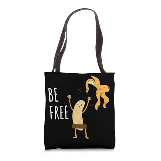 Nudist Humor Be Free Banana Nudity Naturist Tote Bag