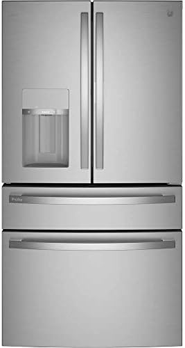 GE Profile PVD28BYNFS 36" 4-Door French Door Refrigerator with 27.6 cu. ft. Total Capacity in Fingerprint Resistant Stainless Steel