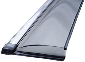 WellVisors Window Visors Wind Deflectors Compatible with Lexus 2013-2017 ES350 with Chrome Trim Rain Guards 3-847LX009
