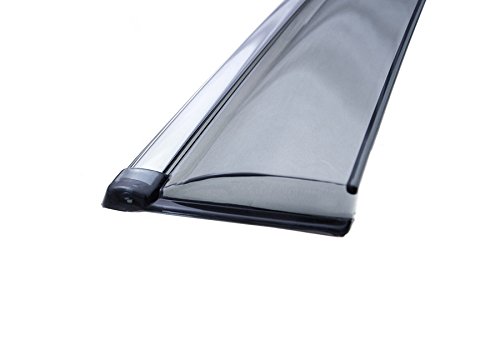 Wellvisors Window Visors Wind Deflectors Compatible With Lexus 2013-2017 Es350 With Chrome Trim Rain Guards 3-847Lx009 #TOP5