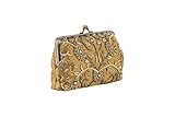 Cadena Bolso de mano ACC 1 raso con precioso bordado plateado y negro, dorado, cm 20x4x12