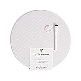 U Brands Magnetic Round Pretty Pink Seashell Printed Dry Erase Board, with Magnet and Marker, 12”...