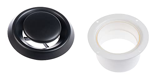 Grille d'Aération 100mm avec Vanne à Disque Réglable Steinberg14 - 8