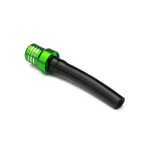 Image of Dirt Bike Gas Cap Vent Hose 3 Pcs Fuel Tank Valve Tube Breather CNC Universal for 50-450cc KLX KX KLR KFX ATV Dirt Pit Bike Green