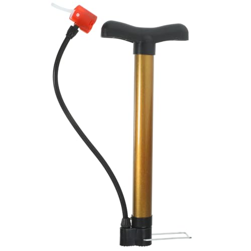 HEMOTON de Aire portátil Bicicleta de Aire pie neumático inflador portátil Portable Air Pump Accesorio para Bicicletas infladores de Llantas de Bicicleta el plastico Rojo