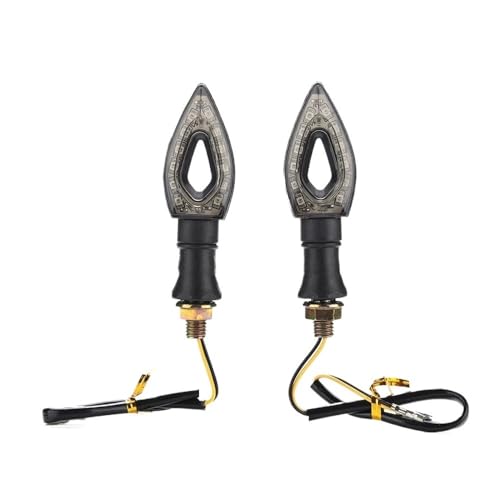 Clignotants moto ambre courts pour rouler en ville en sécurité