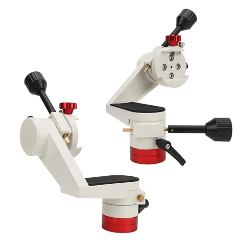 Image of Altazimuth Telescope Mount, 360 Adjustment Angle Thread Aluminum Alloy Micro Motion PTZ Mount for Astronomy Bird Watching, Support Up to 5kg