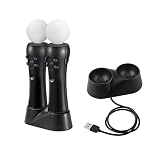 Yctze Controller Charger Station for PS4 VR, Dual Charger Dock Charging Station Stand, For Play Station PS4 VR Remote Controllers