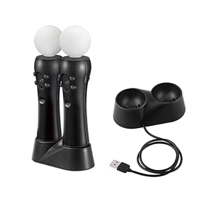 Yctze Estación de Carga de Controlador para PS4 VR, Base de estación de Carga de Base de Cargador Dual, para Controladores remotos de Play Station PS4 VR | Ya disponible en tu tienda friki favorita! En mundofriki.es!