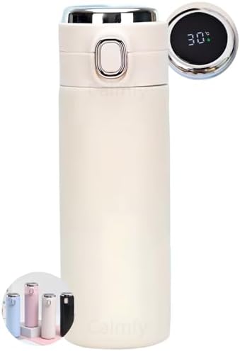 Garrafa Térmica de Água 500ml Esportiva, Com Display, Squeeze Aca...