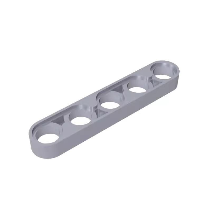 XYEIUGO GDS-693 32017 Technic Beam 1x5 Thin, Flat Silver, 50 PCS — image 1