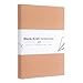 ZZTX 4 Pack Blank Kraft Notebooks, Blank Paper Sketchbooks for Drawing Doodling Writing,Travel Journal Set, A5, 36 Pages, 8.3” X 5.5”
