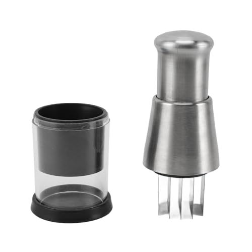 Veggie Chopper Slap Food Chopper Manual Acero Inoxidable miniatura 3