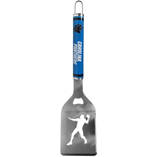 Siskiyou Sports NFL Carolina Panthers Steel BBQ Spatula, One Size, Team Colors