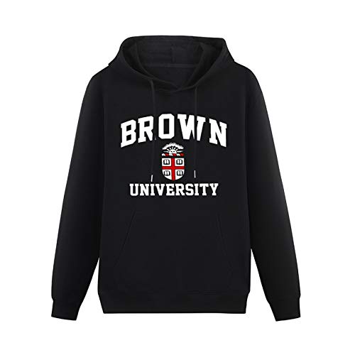 Men's Fashion Hoodies Brown University Bears Crest Hoodies Long Sleeve Pullover Loose Hoody Sweatershirt Black M Cover