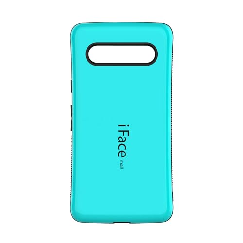 iFace mall Google Pixel 7a 用 ケース グーグル ピクセル セブン エー カバー アイフェイス モール ストラップホール ハード ワイヤレス充電対応 (ライトブルー)