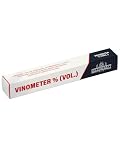 Keltercraft Vinometer 0–25% Vol Alkoholmeter – Präzises Messgerät für Wein, Obstwein, Fruchtwein – Für Hobby Winzer & DIY Getränke – inkl. Mikrofasertuch