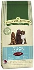 James Wellbeloved Adult Complete Dog Food with Duck & Rice (2kg) (Pack of 2)