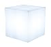 Produktbild 8 seasons design | LED Würfel Shining Cube (43 cm groß, RGB multicolor, dimmbar, Farbwechsel, Beistelltisch, Lounge Leuchte, Würfelleuchte, Innen- & Außenbeleuchtung) weiß