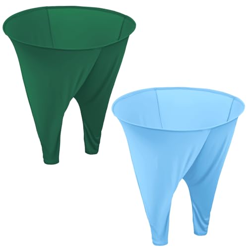 Image of Green Granny Pant Yard Game Set 2PCS Color Mixing Big Granny Pants Outdoor Game Baby Blue with 8 Bouncy Balls and 1 Air Pump (Random Colors) Big Pants Outdoor Games for Adults and Family