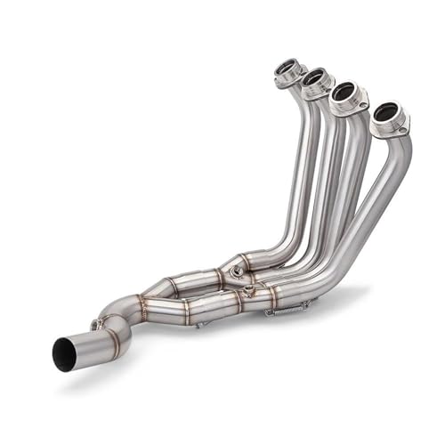 Tuyau avant d'échappement moto R6 améliorant le flux de gaz