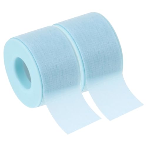 IWOWHERO Breathable Eyelash Extension Tapes 2 Pack Silicone Gel Adhesive Lash Isolation Tape