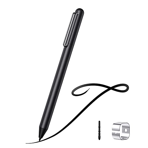 TiMOVO USI Stylus Pen for Chromebook, 4096 Level Pressure & Palm Rejection Active Stylus for Lenovo Chromebook Duet, HP Chromebook x360 12b 14c, ASUS Chromebook Flip C436 CX5, Galaxy Chromebook, Black