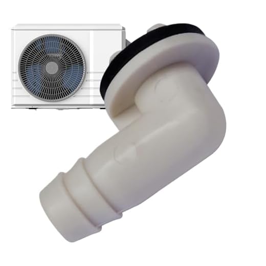 Conector de manguera de drenaje de aire acondicionado, conector de salida de drenaje para aire acondicionado, Boquilla de salida de drenaje de aire acondicionado, Ajuste de codo para usuarios doméstic