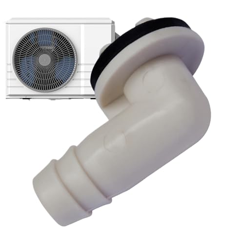 Conector de manguera de drenaje de aire acondicionado, conector de salida de drenaje para aire acondicionado, Boquilla de salida de drenaje de aire acondicionado, Ajuste de codo para usuarios doméstic