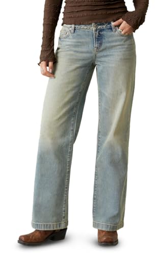 PacSun Women's Zoe Low Rise Girlfriend Jeans Light Blue Tint