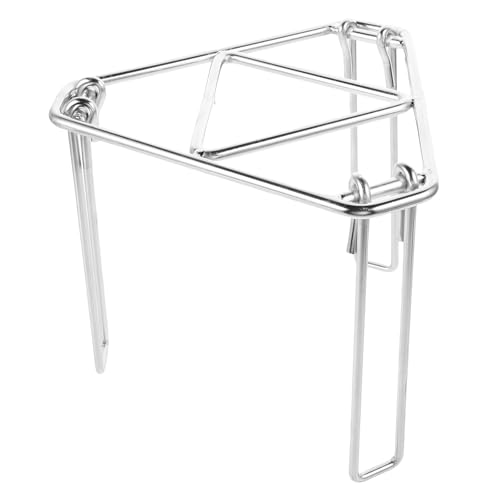 Healeved Portable Outdoor Camping Bbq Tripod Stand for Campfire Cooking Heavy-duty Steel Fire Pit Cooking Tripod with Adjustable Height for Hiking