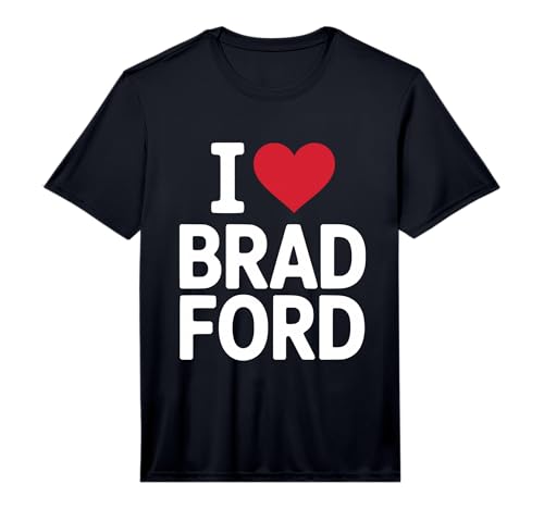 I Love Bradford Souvenir T-Shirt for Men Women Kids
