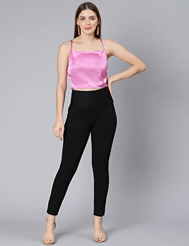 Image of oxolloxo Beige Shoulder Strap Women Satin Crop top