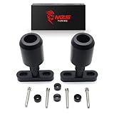 MZS Motorcycle Frame Sliders, Falling Crash Protector Guards No Cut Kits Black Compatible with 390 Models 2015-2023/200 Models 2021-2023/250 Models 2021