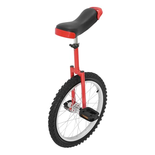 Image of DYNAMI Unicycle with Excellent Steel Frame,Leakproof Tire,Adjustable Height,Curved PU Seat,Mute Bearing,Anti-Slip Designs,for Outdoor Sports Fitness Exercise