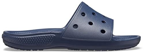Crocs Unisex Classic Slide Sandals, Navy, 5 Men/7 Women #TOP4