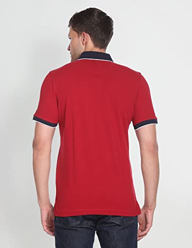 Image of Arrow Sport Men Regular Fit Solid Polo T-Shirt for Men - Polo Neck, Half Sleeves Mens Tshirt