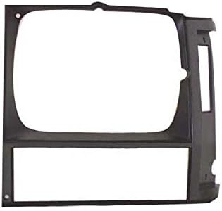 84-90 Cherokee Headlamp Door Bezel Gray/blk Lh CH2512108