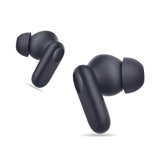 Image of in-Ear True Wireless Earbuds for OnePlus Ace 3 Pro Mobile Earbuds with Mic 2r, 12.4mm Drivers, Playback:Upto 38hr case,4-Mic Design, IP55 Rating, TWS Ear Buds with mic (Black, 2R, ST.A)