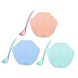 Angoily 6pcs Food-Grade Silicone Can Covers for Pet Food Spoons Dog Cat Feeding Accessories Dishwasher Safe Includes and Spoon