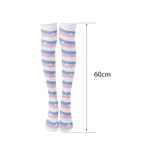 Kawaii Lolita Patterned Tights with Design Velvet Socks Cute Cosplay Stockings for Women2