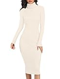 What to Wear to a Valentine’s Day Dinner (Sweater Dress Outfit) Cream Sweater Dress