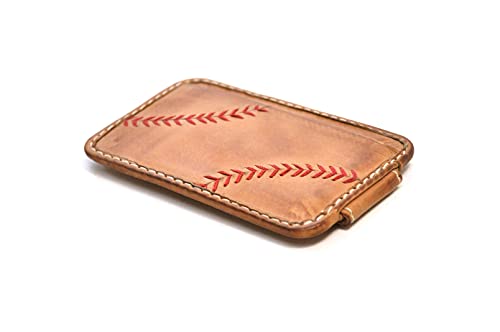 Rawlings Baseball Stitch Front Pocket Money Clip