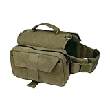 Besonderheit: Hunde-Wanderrucksack mit zwei Staufächern auf jeder Seite. Dieser Hunderucksack im Sattelstil verteilt das Gewicht gleichmäßig und bietet ausreichend Platz für Futter, Wasser, Trainingszubehör und mehr