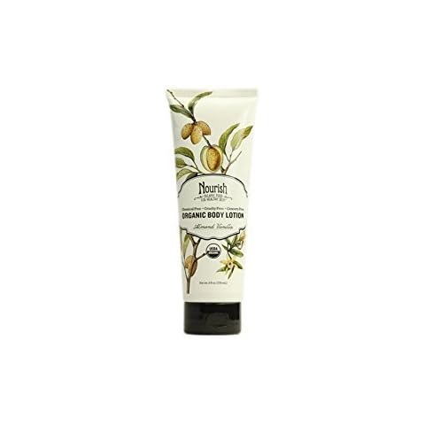 Nourish Organic Body Lotion Almond Vanilla - 8 fl oz Cover