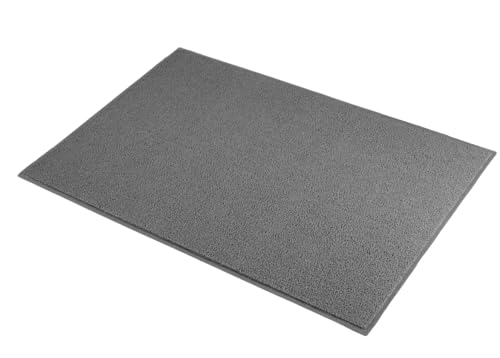 Ultralux Indoor Outdoor Heavy Duty Dirt Trapper Entrance Mat | 60cm x 90cm | Absorbent, Strong, Waterproof, Non-Slip Durable Door Mat | Dark Grey | Multiple Sizes