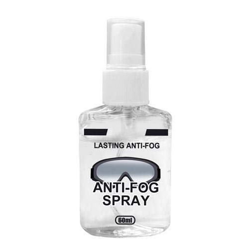 cming Antibeschlag Spray 60ml Brillenreiniger Brillenspray für Brillen, Tragbares Objektiv Antibeschlagmittel für VR-Objektivbrillen Schwimmbrille Skibrille Cover